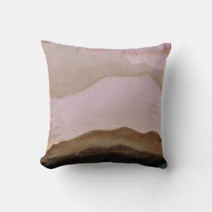 Illustration of man sitting with meditating pose throw pillow