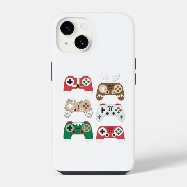 Illustration of Multiple Game Controllers in Chris Iphone Case (Back)