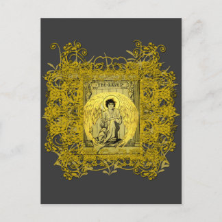 Illustration of Poe's RAVEN by Gustave Dore Postcard