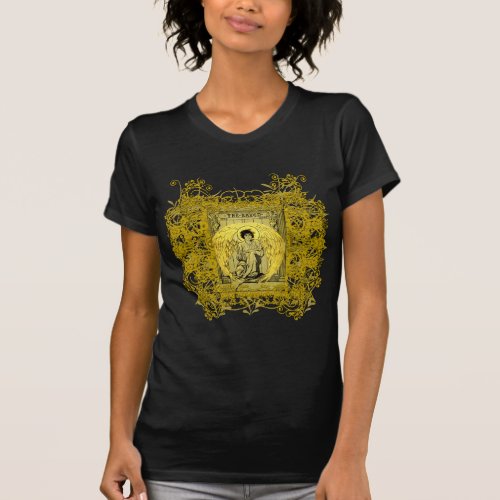 Illustration of Poes RAVEN by Gustave Dore T_Shirt