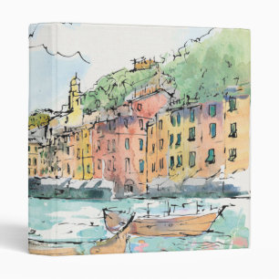 Illustration of Porofino Harbor Binder