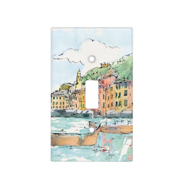 Illustration of Porofino Harbor Light Switch Cover (Front)