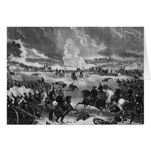 Illustration of the Battle of Gettysburg Cards (Front Horizontal)