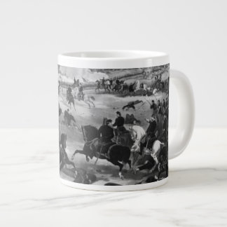 Illustration of the Battle of Gettysburg Giant Coffee Mug