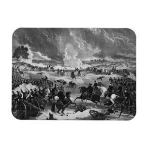 Illustration of the Battle of Gettysburg Magnet