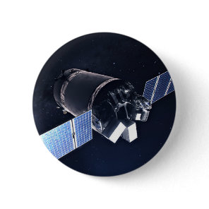 Illustration Of The Dragon Xl Spacecraft. Button