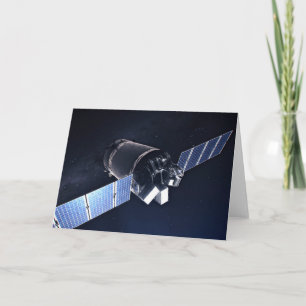 Illustration Of The Dragon Xl Spacecraft. Card