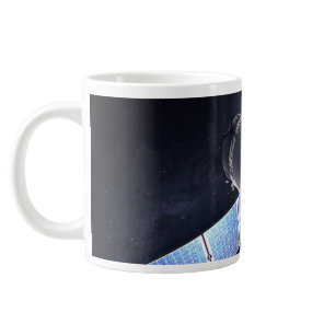 Illustration Of The Dragon Xl Spacecraft. Giant Coffee Mug