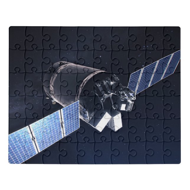 Illustration Of The Dragon Xl Spacecraft. Jigsaw Puzzle (Puzzle Horizontal)