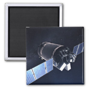 Illustration Of The Dragon Xl Spacecraft. Magnet