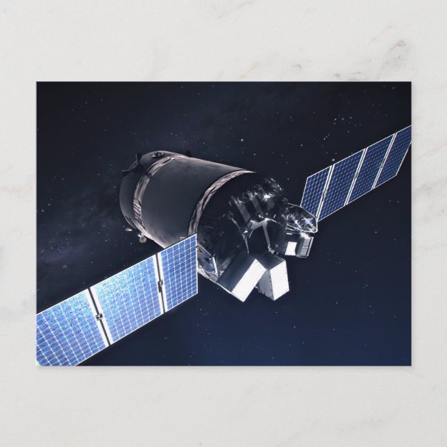 Illustration Of The Dragon Xl Spacecraft. Postcard (Front)