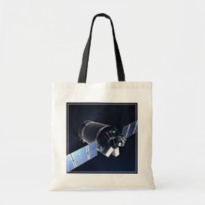 Illustration Of The Dragon Xl Spacecraft. Tote Bag