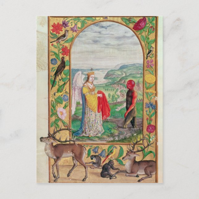 Illustration of the fourth parable postcard (Front)