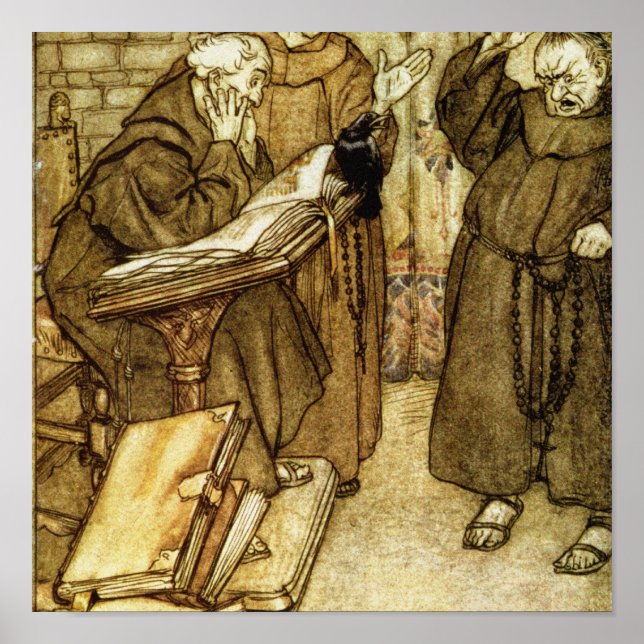 Illustration of 'The Jackdaw of Rheims' Poster (Front)