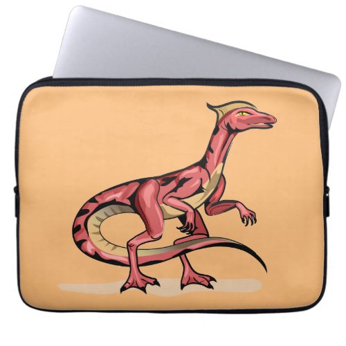 Illustration Of Velociraptor Laptop Sleeve