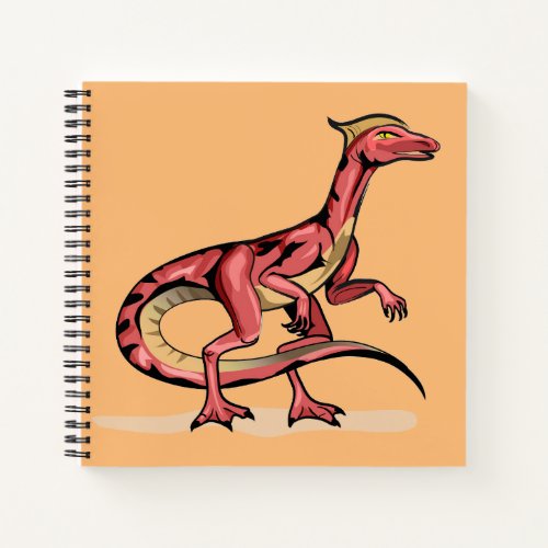 Illustration Of Velociraptor Notebook
