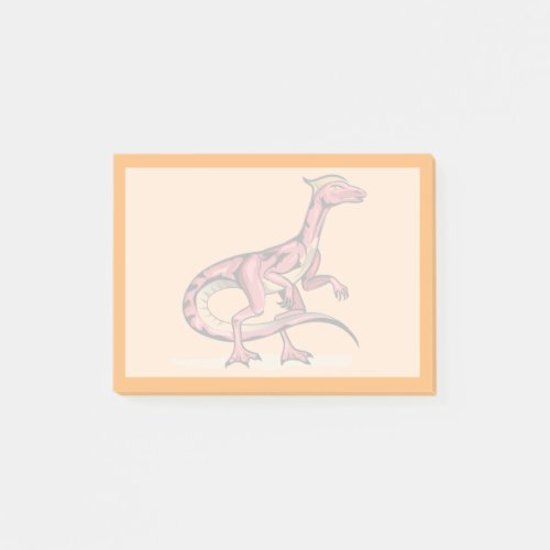 Illustration Of Velociraptor Post_it Notes