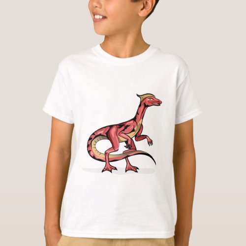 Illustration Of Velociraptor T_Shirt