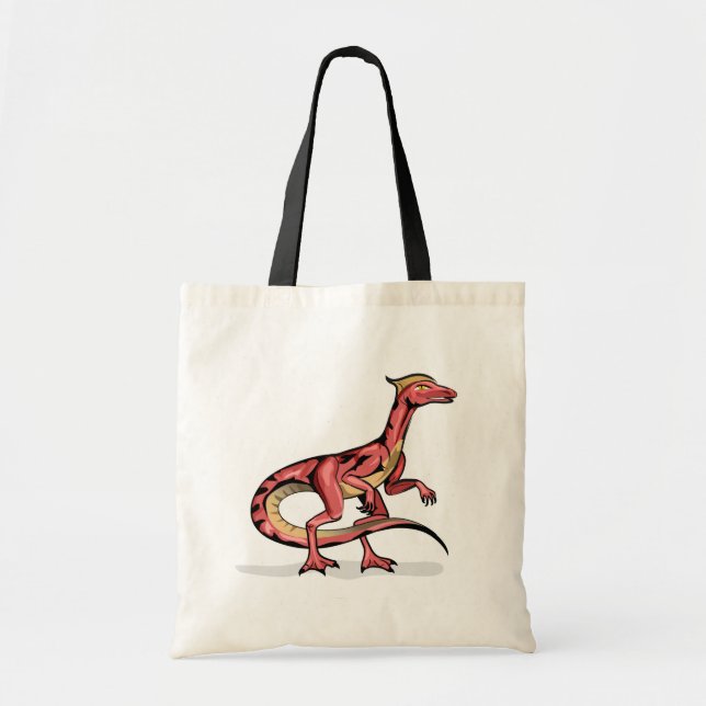 Illustration Of Velociraptor. Tote Bag (Front)