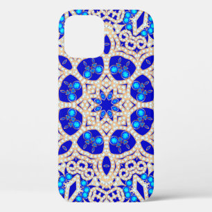 Illustration of vintage background with precious s iPhone 12 case