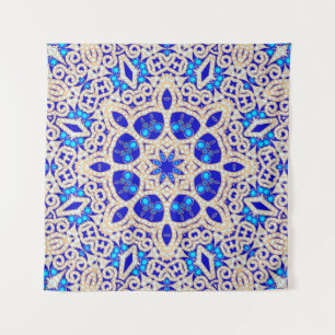 Illustration of vintage background with precious s tapestry