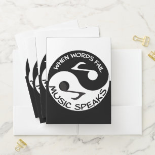 Illustration of Yin Yang Pocket Folder