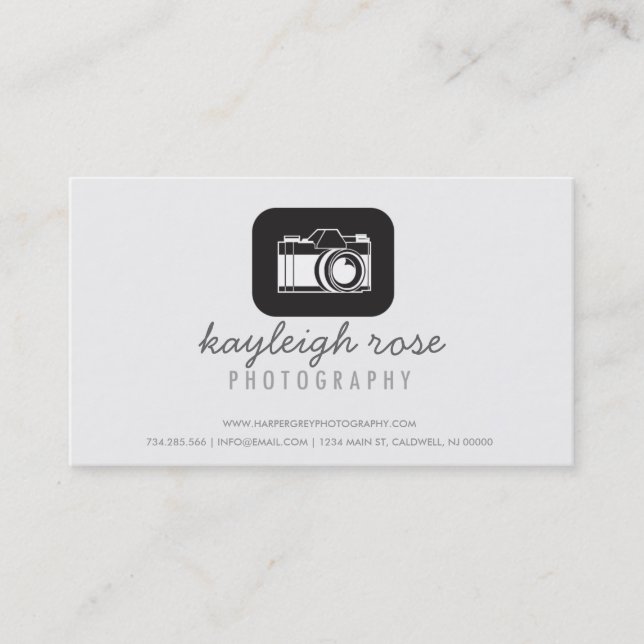 Illustration Photography Business Card (Front)