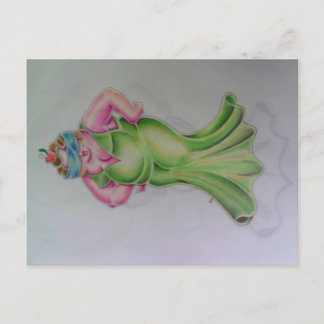 illustration postcard