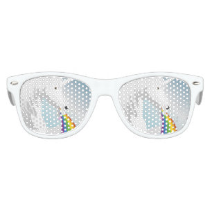 Illustration puking Unicorns Kids Sunglasses