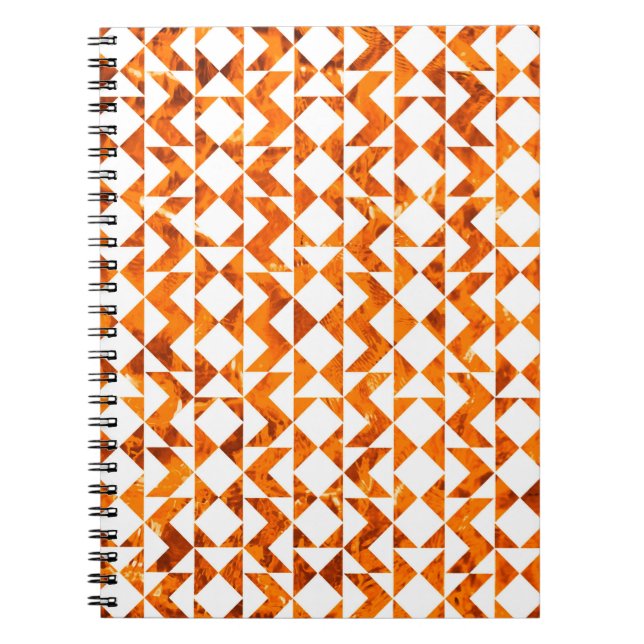 Illustration seamless boho geometric pattern isola notebook (Front)
