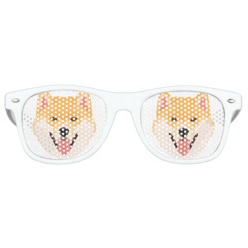 Illustration Shiba Inu Retro Sunglasses