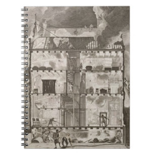 Illustration showing how new long fire hoses could notebook