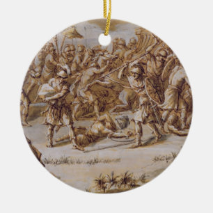 Illustration to 'The Iliad', 1760s (pen & ink, was Ceramic Ornament