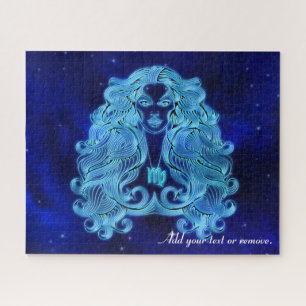 Illustration Virgo astrology horoscope zodiac sign Jigsaw Puzzle
