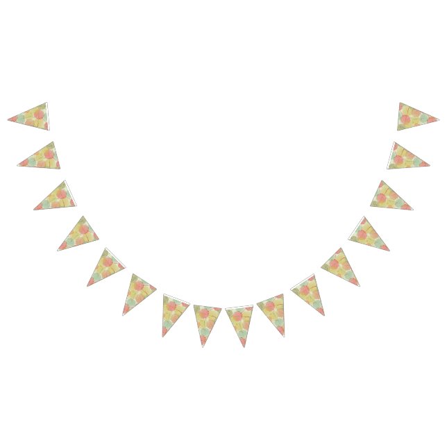 illustrations digital paper fall autumn wood bunting flags (All)