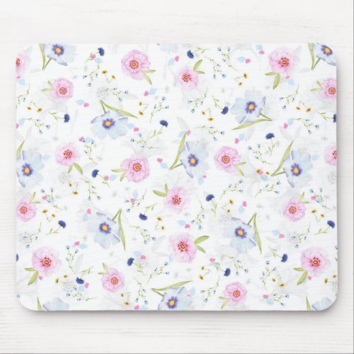 illustrations floral pattern background mouse pad