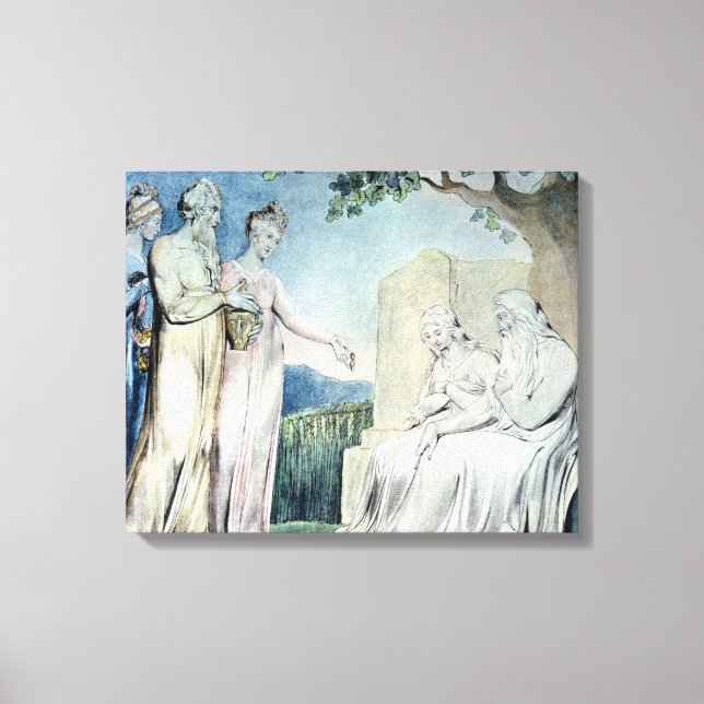Illustrations of the Book of Job Canvas Print (Front)