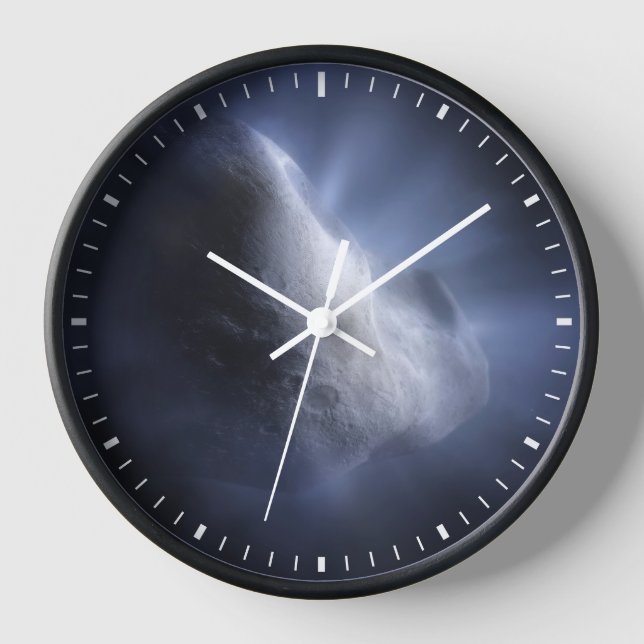 Illustrative Close-Up The Comet Tempel. Clock (Front)
