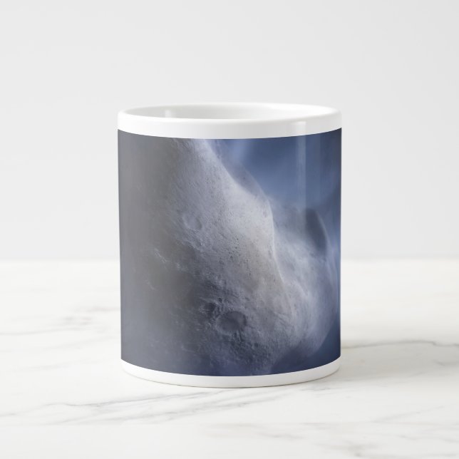 Illustrative Close-Up The Comet Tempel. Giant Coffee Mug (Front)