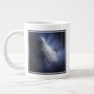 Illustrative Close-Up The Comet Tempel. Giant Coffee Mug