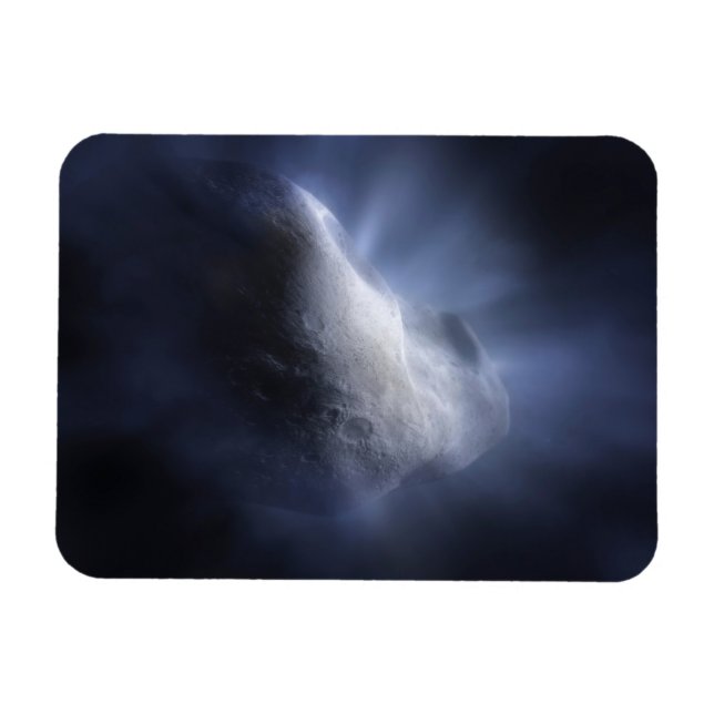 Illustrative Close-Up The Comet Tempel. Magnet (Horizontal)