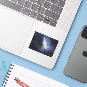 Illustrative Close-Up The Comet Tempel. Sticker