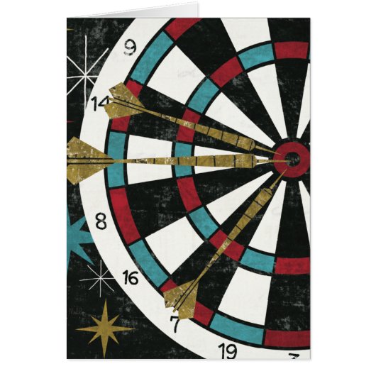 Illustrative Dart Board Cards (Front)