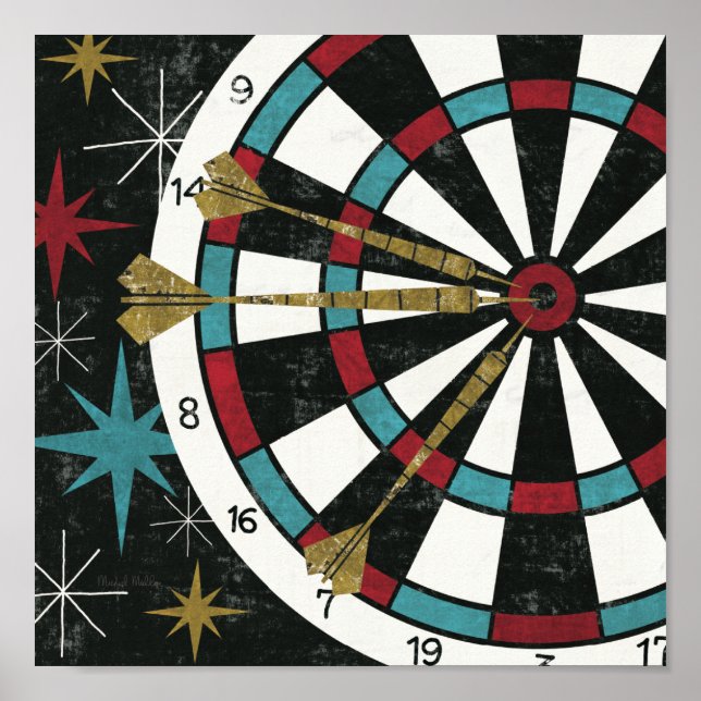 Illustrative Dart Board Poster (Front)