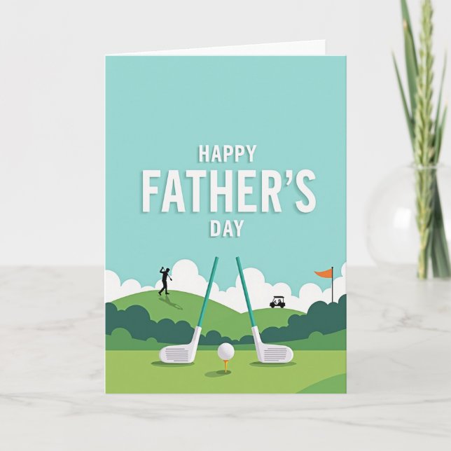 Illustrative Fathers Day Sport Card (Front)