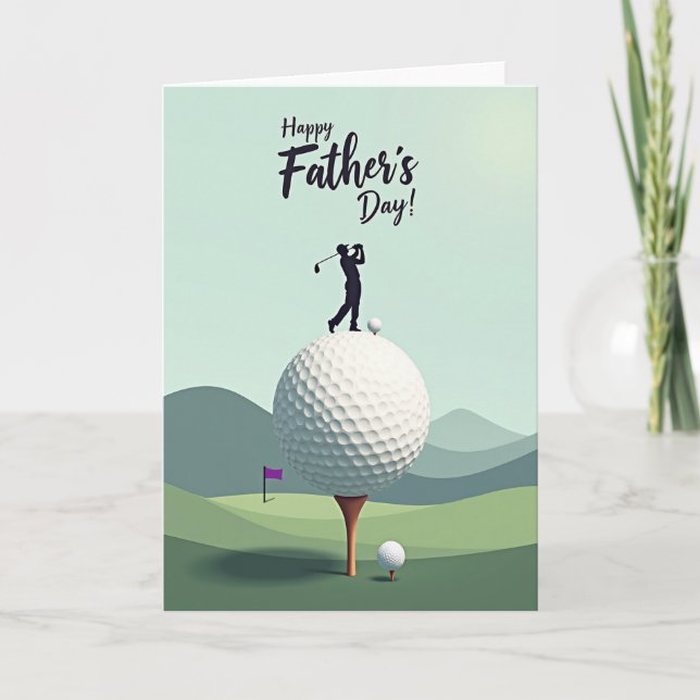 Illustrative Fathers Day Tee Card (Front)