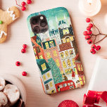 Illustrative London city in the snow Christmas  iPhone 13 Case<br><div class="desc">Illustrative London city in the snow Christmas</div>
