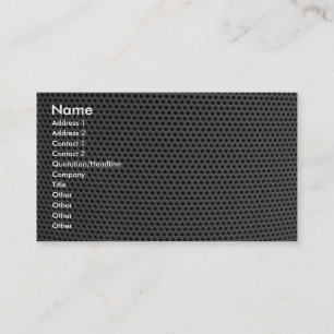 Illustrative Plastic grid Business Card