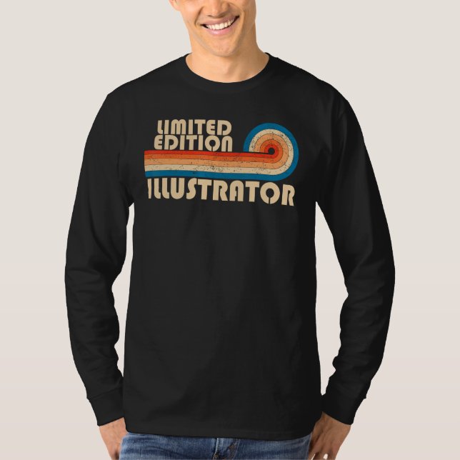 ILLUSTRATOR Funny Job Title Profession Birthday Wo T-Shirt (Front)