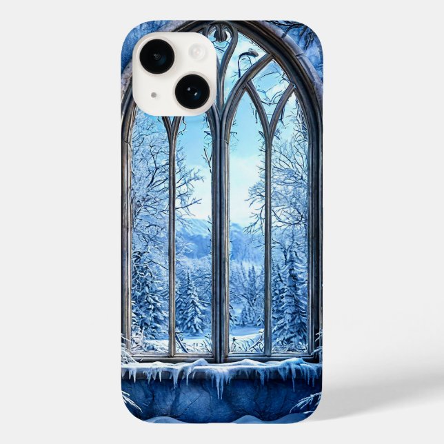 Illution Scenic view Fake window landscape Case-Mate iPhone Case (Back)